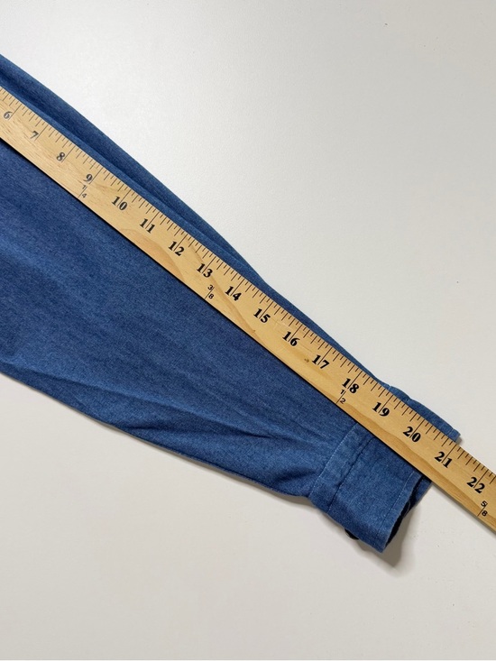 issey miyake plantation denim band collar buttonup shirt unisex medium - Picture 10 of 10